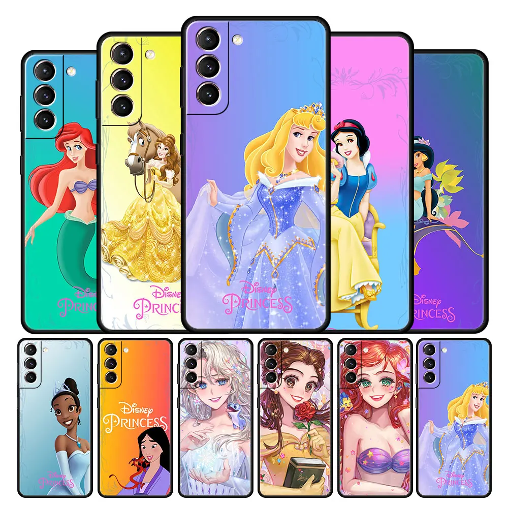 

Case Cover for Samsung Galaxy Note 10 20 8 9 10 Ultra M23 M31 M31s M32 M33 M51 M52 5G Print Protection Thin Cell Disney Princess