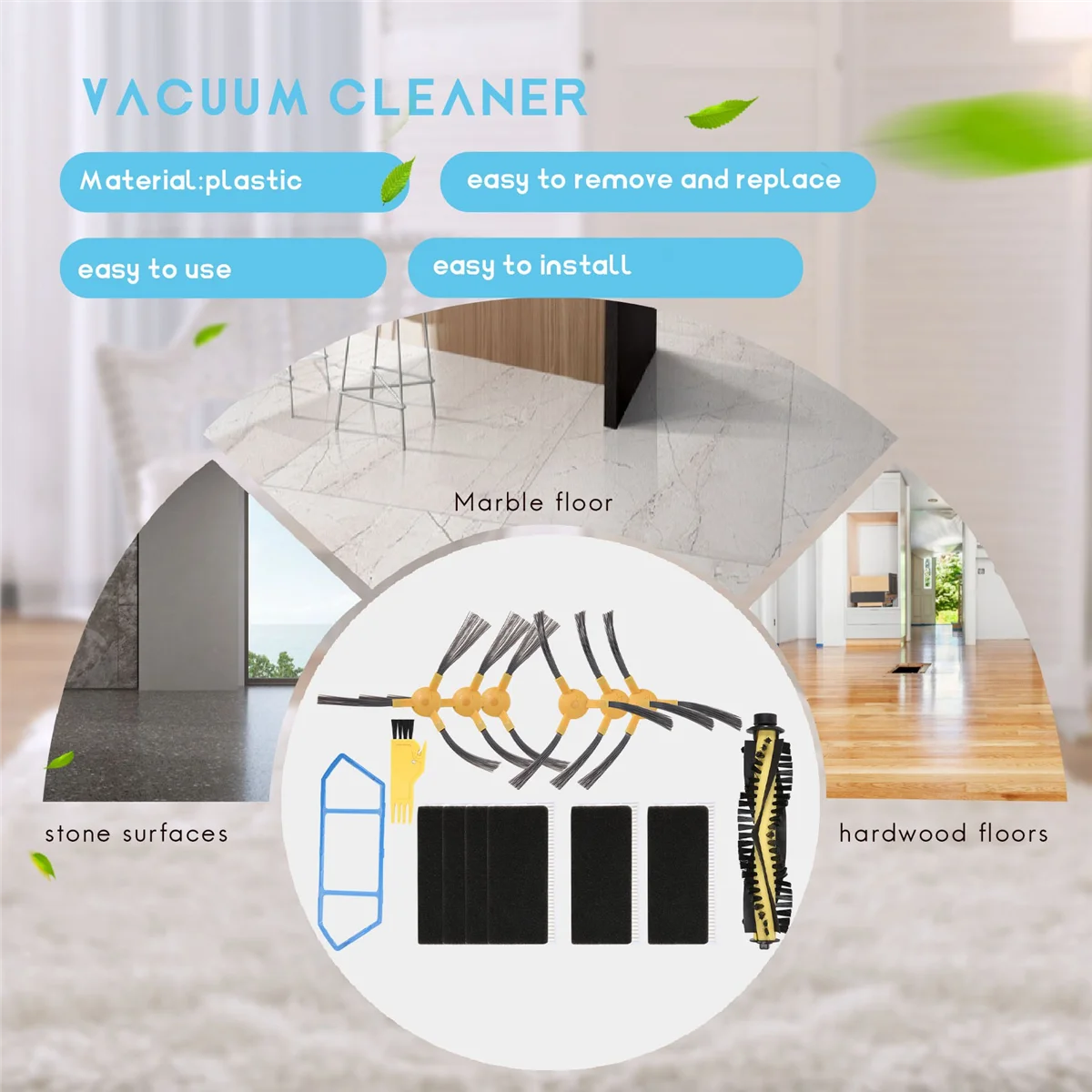 Сменные аксессуары для пылесоса Neatsvor X500 X520 X600 Pro Tesvor S6 T8 Ikhos Create NetBot S15