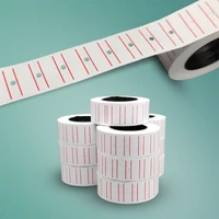 3 rolls white self adhesive price label tag sticker school office students home supplies 1 roll 600 labels 22x12mm