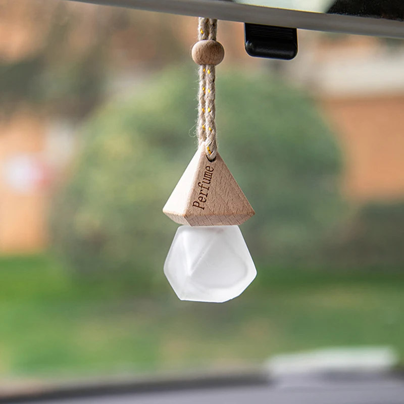 

8ml Car Essential Oil Diffuser Fragrance Air Freshener Scent Perfume Bottle Ornament Hanging Empty Bottle Interior Accessory