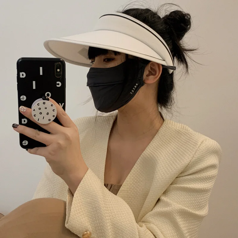 Новинка женская летняя Солнцезащитная шляпа с защитой от ультрафиолета белая