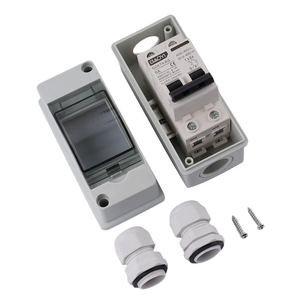 

Circuit Breakers Combiner Box Factory Miniature Replacement 18*5.5cm AC400V Accessories DC Switch For Solar Photovoltaics