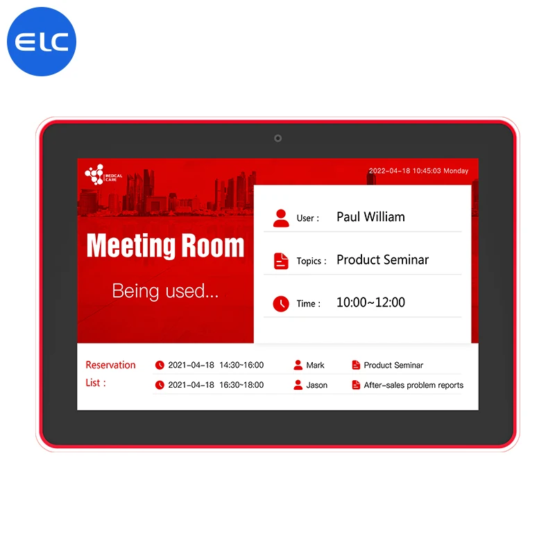 ELC 2024 новый дизайн RK3568 POE настенное крепление Wi-Fi 5G устройство для умного
