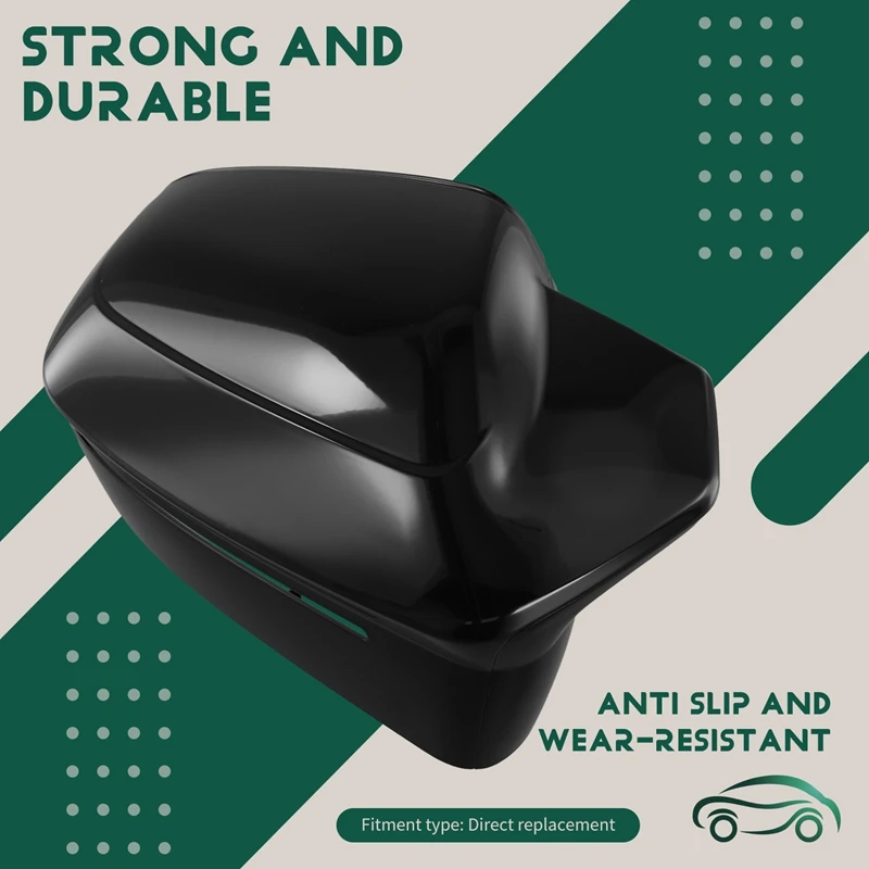 Крышка бокового зеркала заднего вида автомобиля глянцевая черная для BMW G60 G61 G68 G70