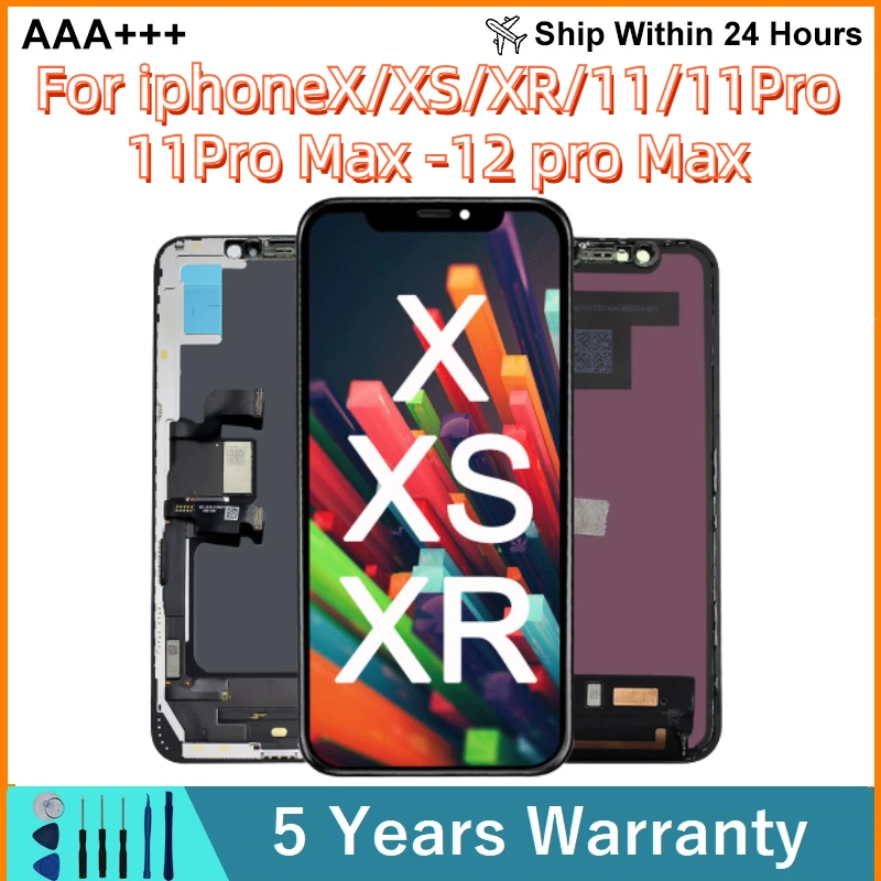 

Original Oled Incell For iPhone 11 Pro Max Screen X XR XS LCD Display Iphone 12 Pro max Screen Panel Assembly Replacement Part