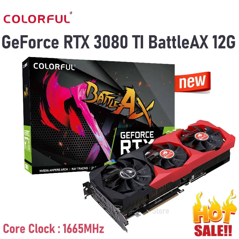 

Colorful Raphic Card GeForce RTX 3080 Ti LHR GDDR6X 12GB Graphics Cards 384-bit HDMI PCI-E 4.0 GPU RTX 3080TI GAMING Video Cards