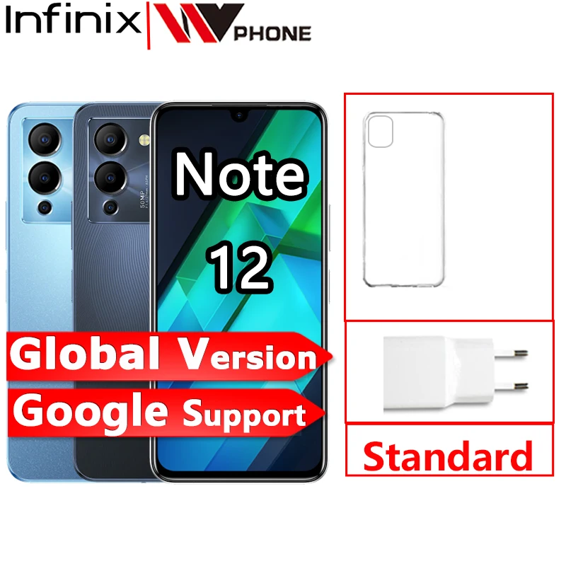 Global Version infinix NOTE 12 Smartphone 50MP Triple Camera Helio G96 Gaming Processor 6.7