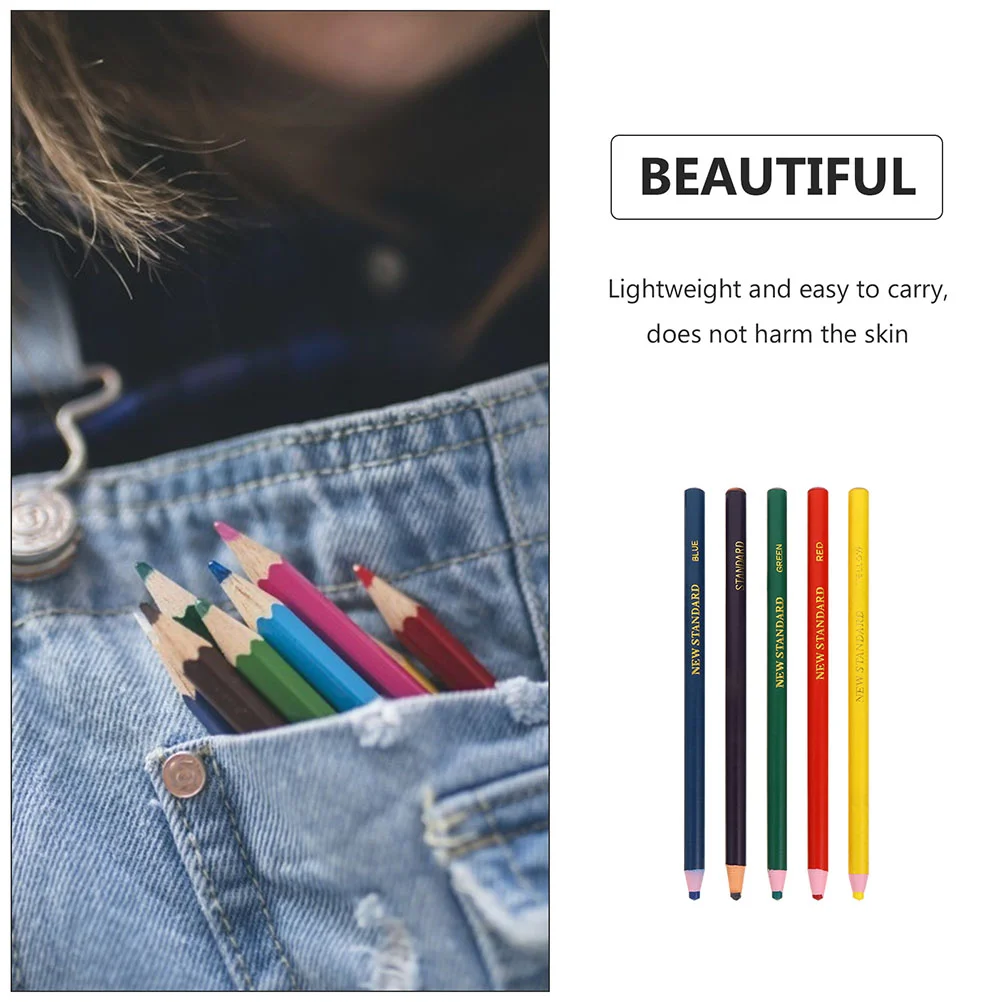 20 шт. портативные карандаши для рисования ручки деревянный отслаивающий жир воск