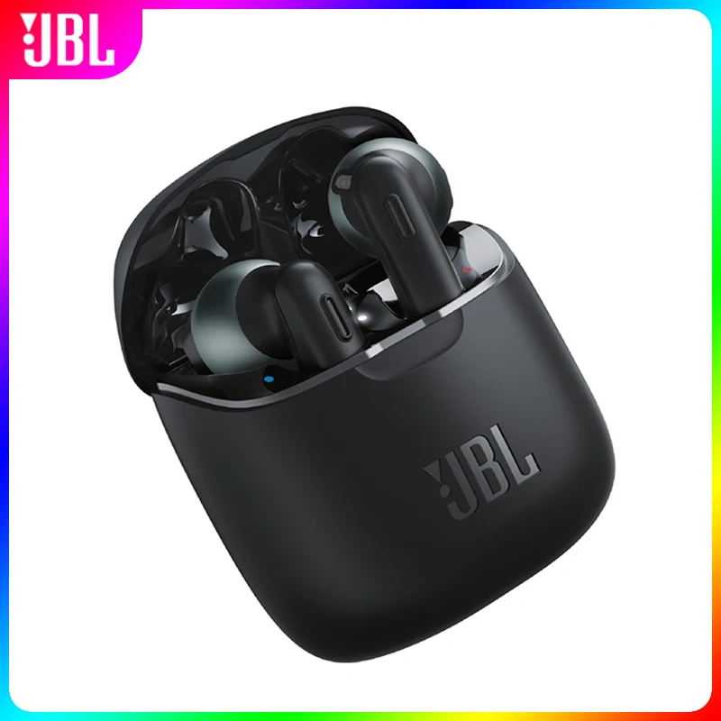 

100% Original JBL TUNE 220 TWS True Wireless Bluetooth Earphones T220 TWS Stereo Earbuds Bass Sound Headphones Headset With Mic