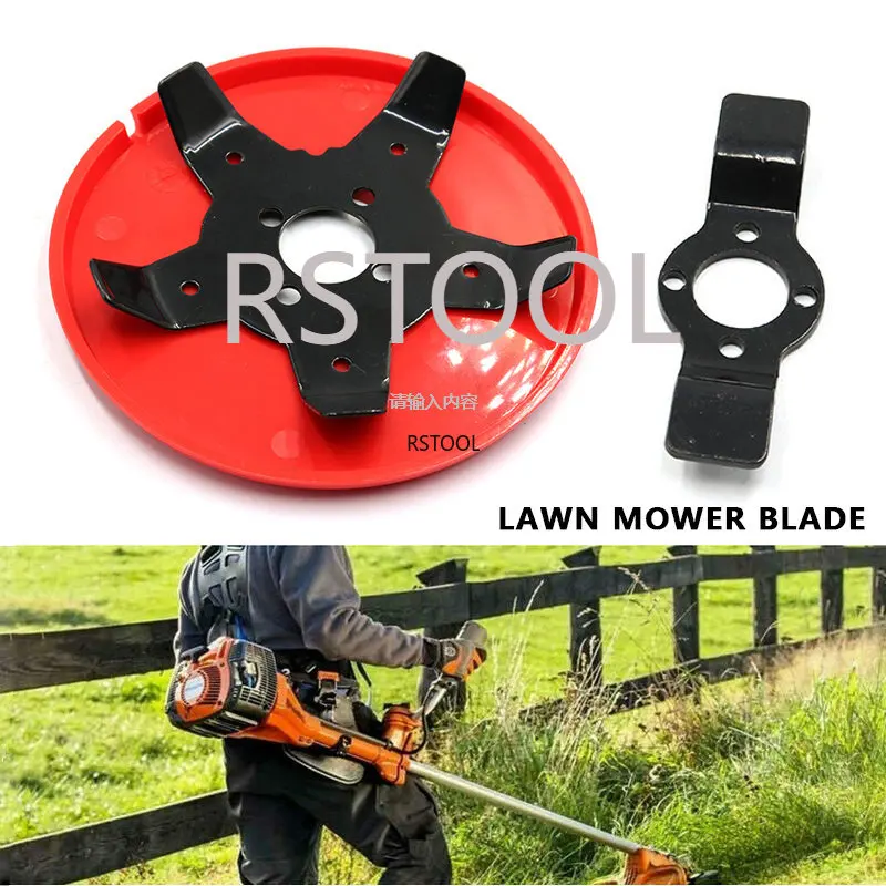 

Multi-functional 5/2 Teeth Garden Lawn Mower Blade Grass Trimmer Brush Cutter Head Universal Tool Weed Cutter Blades Steel Hedge