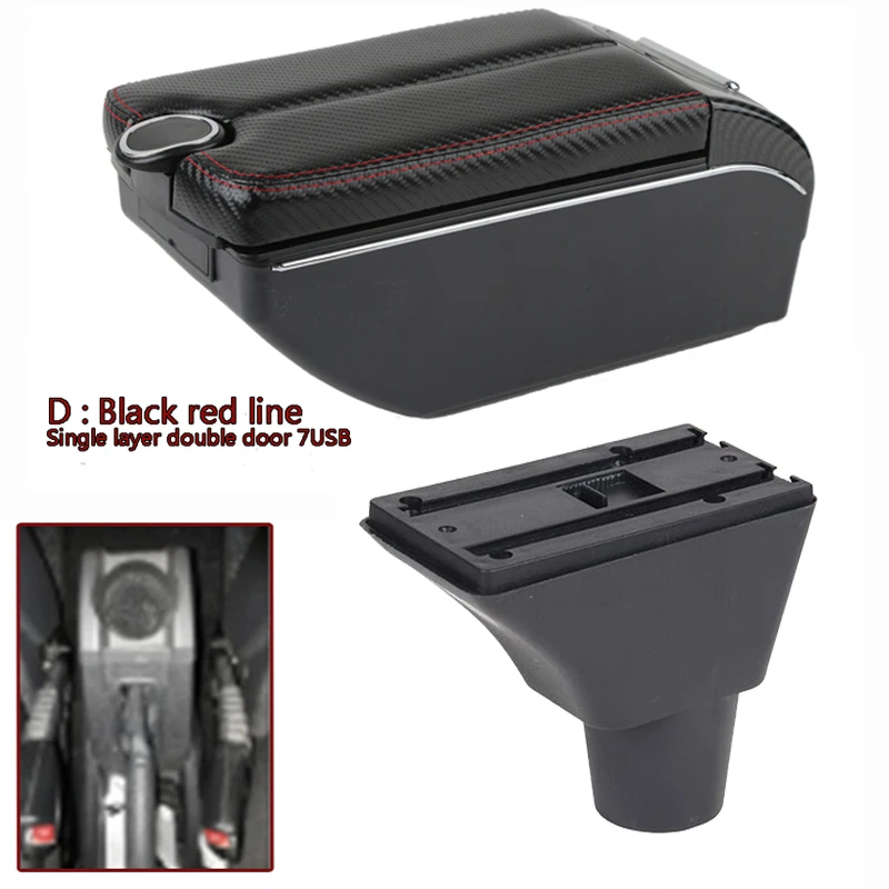 

For opel meriva armrest box For opel meriva central storage box Retrofit parts Car Armrest Accessories Double door