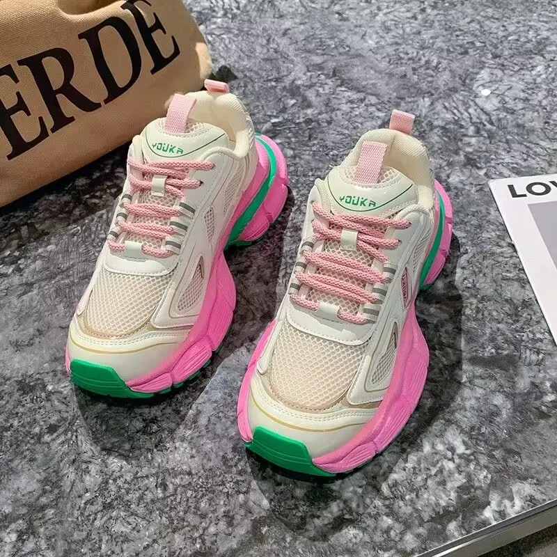 Кроссовки Tennis женские ортопедические Вулканизированная подошва сетчатые