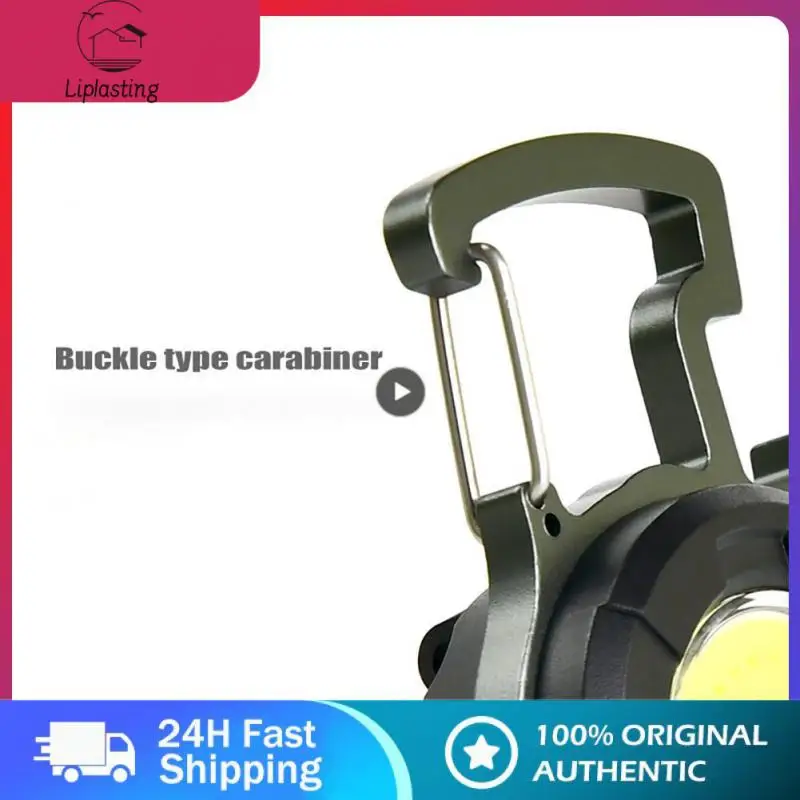 

2/4/6PCS Lithium Battery Hiking Torch Led Camping Light Magnet Adsorption Work Light 4 Gear Bottle Opener Type-c Charging