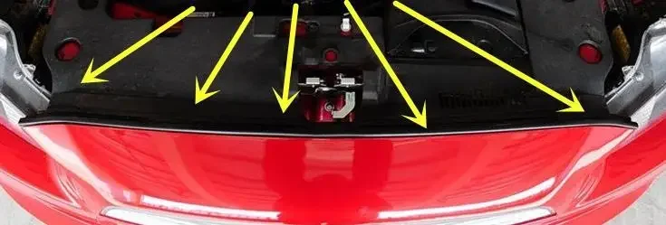 

1 шт. резиновая капота для Lancer cy 5902A067 резиновая капот для Lancer evo 10 2007-2020, защита от атмосферных воздействий для Evo X, средняя или задняя часть