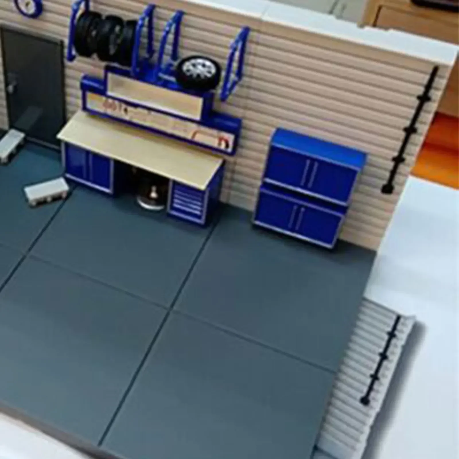 Новый 1/43 диорама модель автомобиля гараж собранные украшения автомобиль высокое