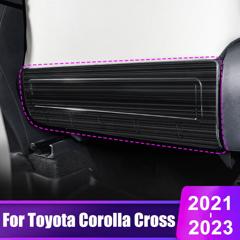 

For Toyota Corolla Cross XG10 2021 2022 2023 Hybrid Car Seat Back Anti-Kick Pad Child Scratch Resistant Cover Accessories