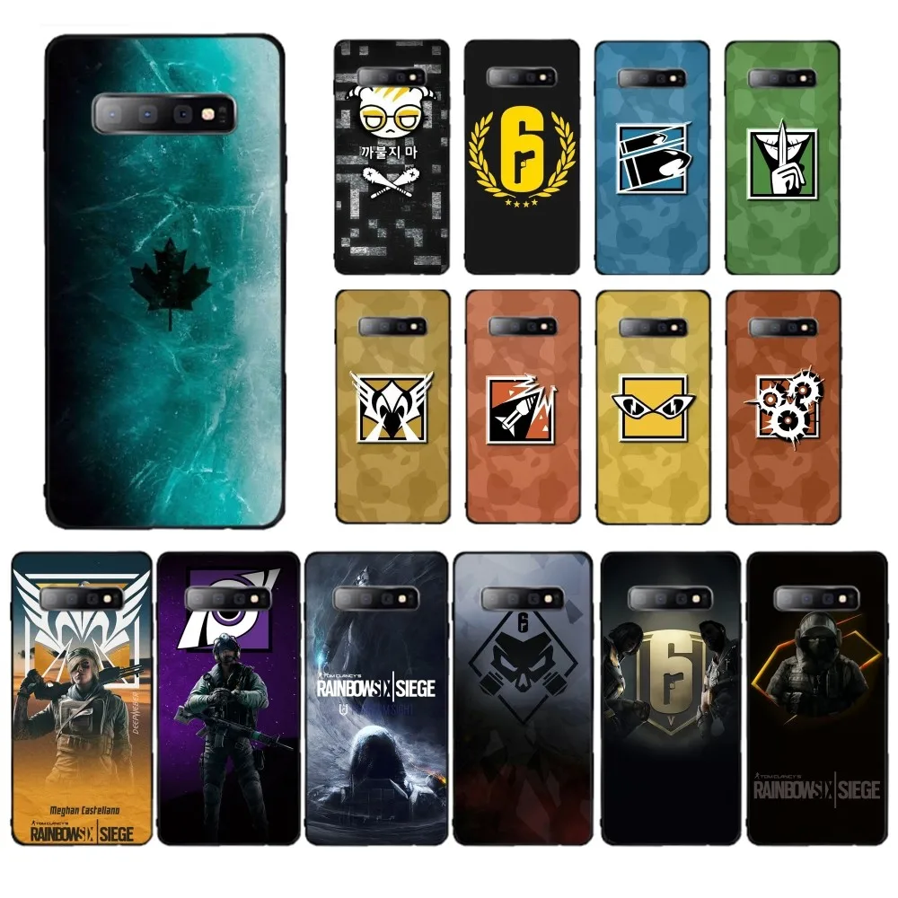 Чехол для телефона Game Rainbow S-Six S-Siege Samsung S 9 10 20 21 22 23 30 24 Plus Lite Ultra FE S10lite Fundas