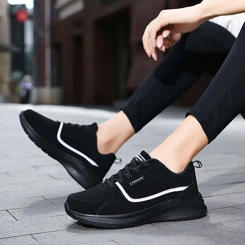 

Withoutlace Woman Sport High Base Black Running Shoes Net Women's Sports Shoes Minimalist Women Sport Sneakers Size 7.5 Tennis