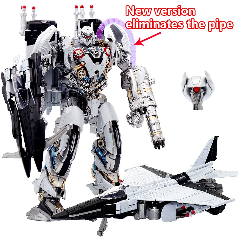 

BMB LS01 LS-01 Oversize Transformation Robot 27cm Alloy Black Mamba TF Nitro Zeus Plane Film Anime Action Figure Model Toys Gift