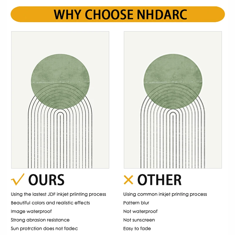 Постер на холсте NHDARC с зеленой линией абстрактная живопись настенные картины