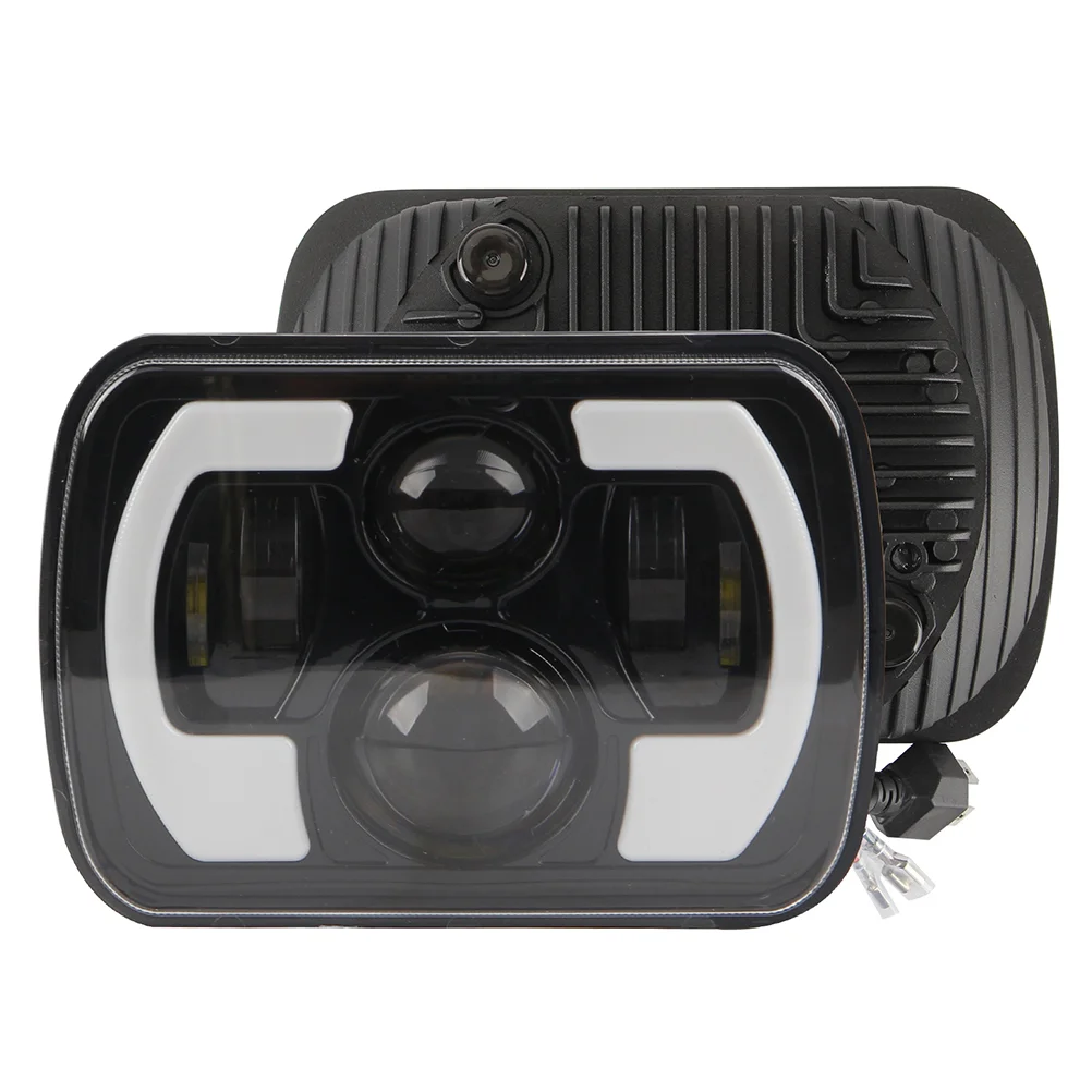 

LED Car Lights Turn Signal Working Headlight Headlights Lamp Accessory Aluminum Alloy