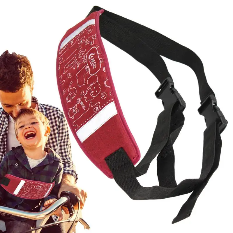 

Motorcycle Child Harness Breathable Motorcycle Rear Seat Safety Belt Safe Driving With Reflective Design Non-Slip Strap