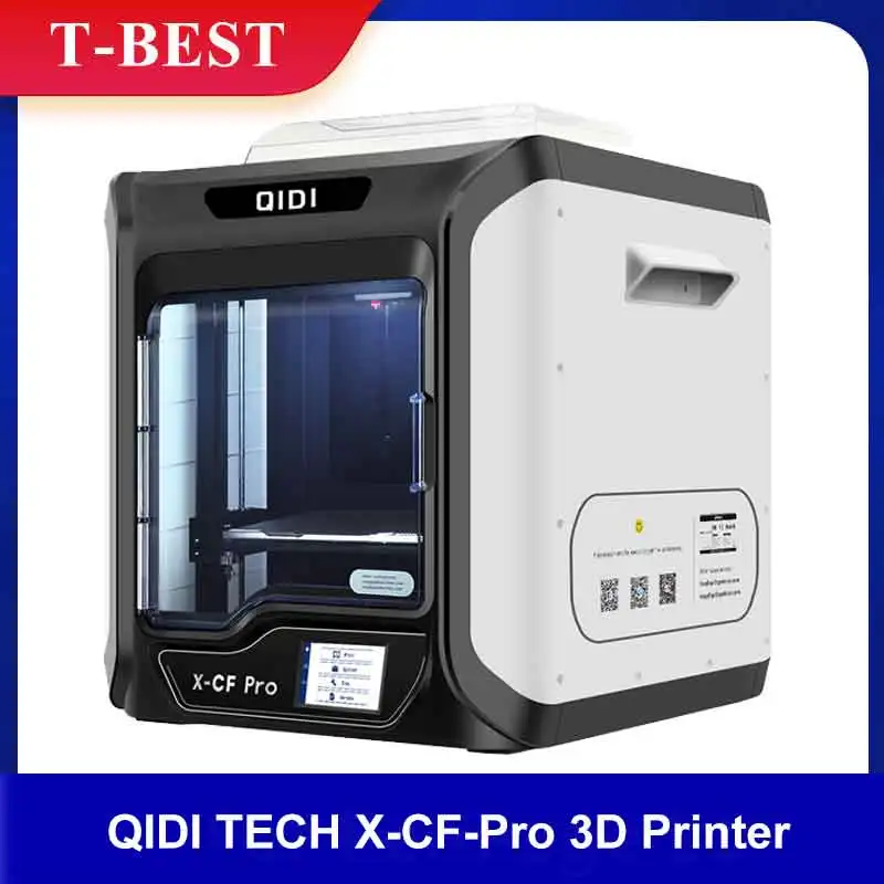 

QIDI TECH X-CF-Pro 3D Printer Desktop Intelligent Industrial Grade 5inch Touchscreen WiFi Printing Upgraded XYZ Structure Print