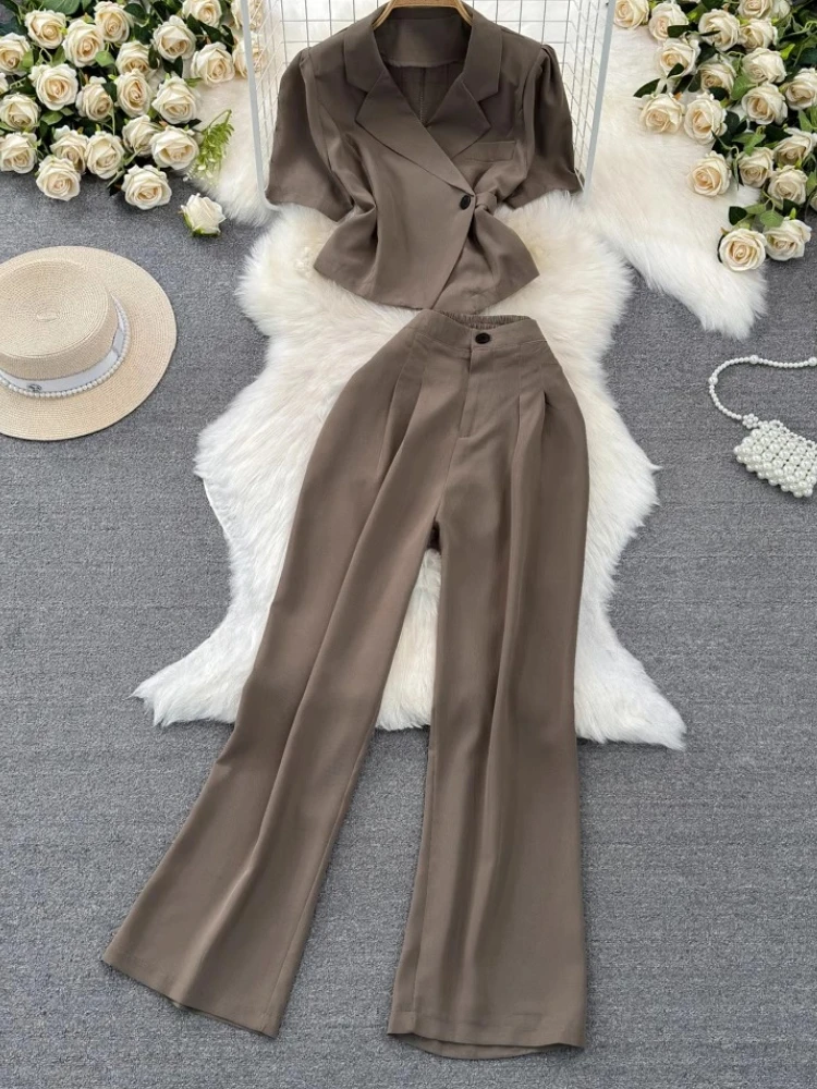 Женский Элегантный Повседневный Пиджак Винтажный Шикарный Короткий С Широкими