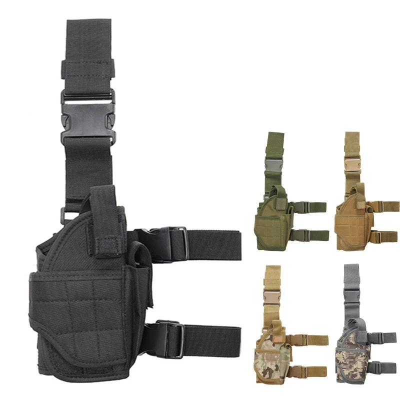 

Drop Leg Holster Adjustable Right Handed Tactical Thigh Pistol Gun Holster Leg Harness For GLOCK 17/M9/P226/CZ 75 Revolver