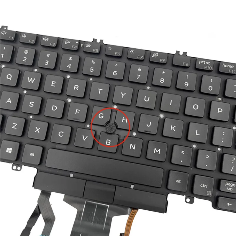 Фото Клавиатура H для Dell Latitude 5500 5501 Precision 3500 3501 3540 3541 №4