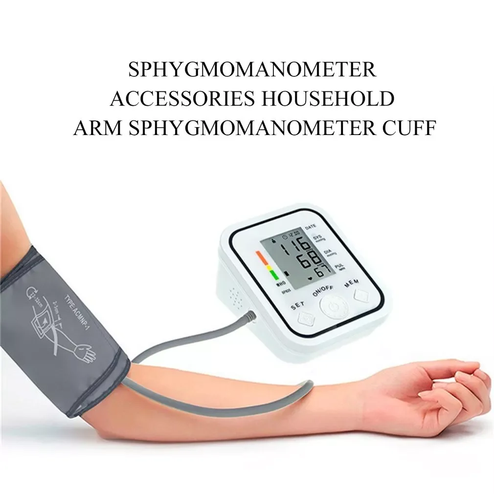 

Portable 22-32 CM Arm Cuff Digital Blood Pressure Monitor Portable Single Tube Tonometer Cuff For Sphygmomanometer