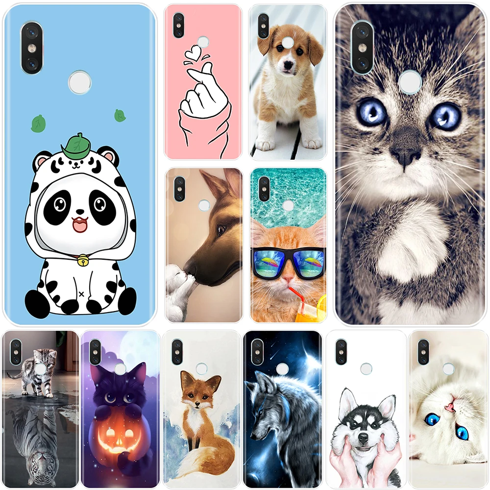 

Phone Case For HUAWEI Y5 Y6 Y7 Y9 Prime 2019 Soft Silicone TPU Ultra Thin Cute Animals Back Cover For HUAWEI Y6 Y7 Pro 2019 Case