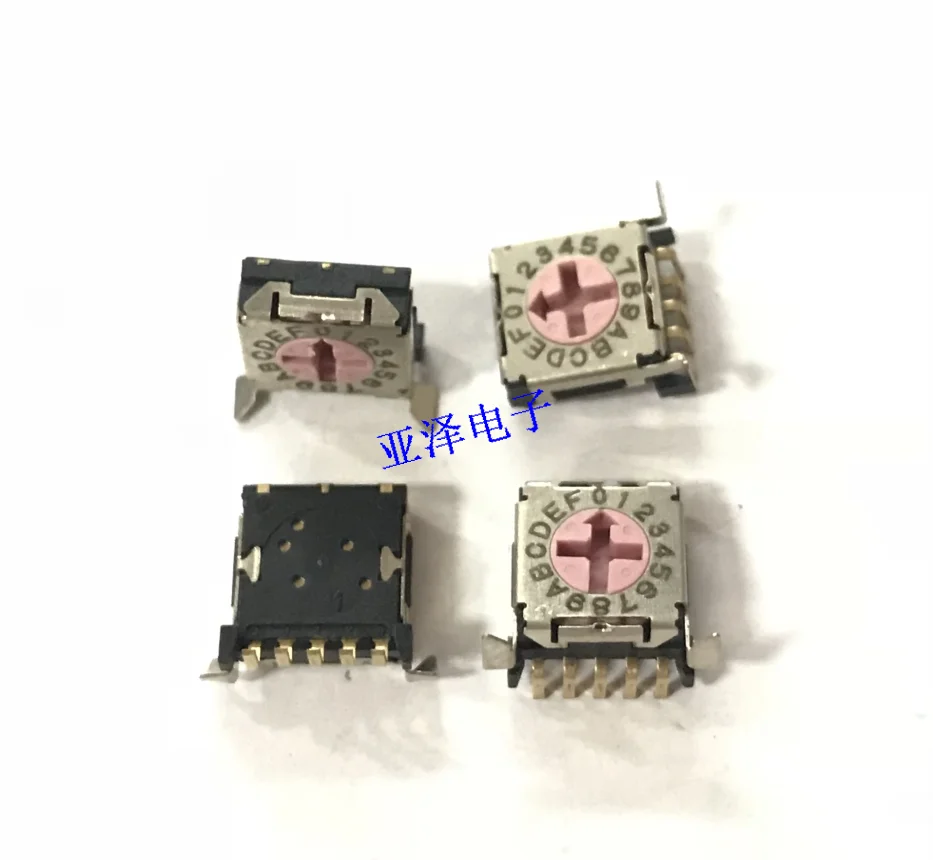 Патч 0-F/16-битный вертикальный поворотный DIP-переключатель 8421C кодовый