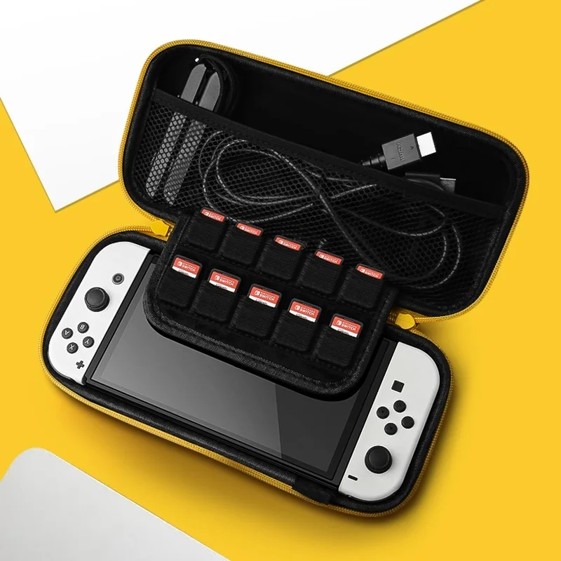 3D чехол с покемоном Пикачу для Nintendo Switch NS/Oled защитный сумка хранения ПУ дорожный