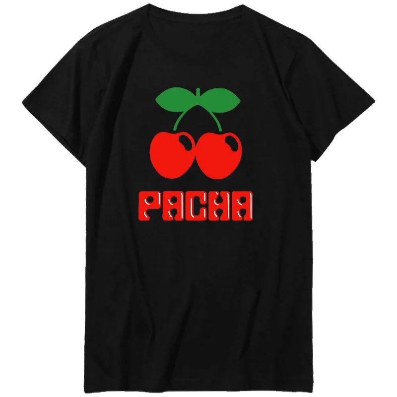 

Pacha Ibiza House Cool Dance Space Privilege White Island fashion Unisex graphic t shirts oversized t shirt Summer Men clothing