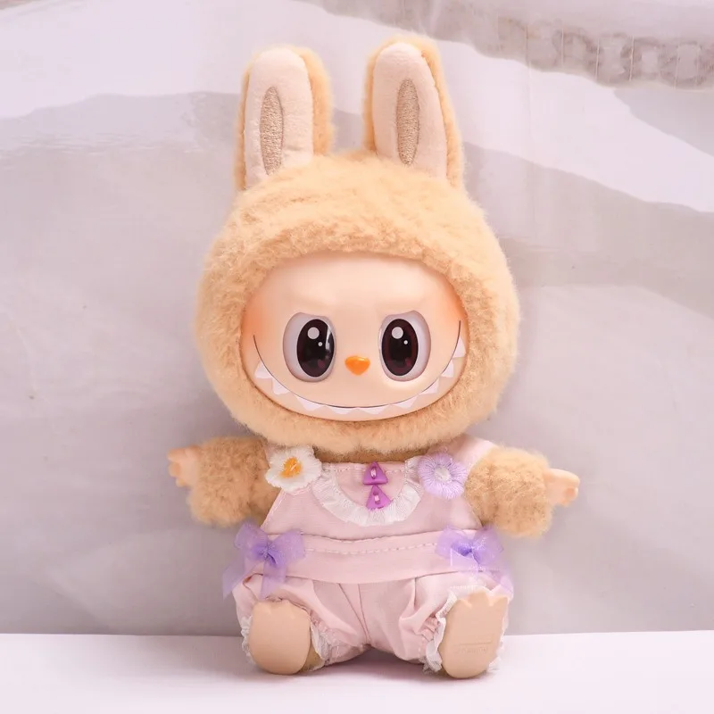 Комбинезон свежего цвета для кукол Labubu возрастной стиль плюшевых друзей