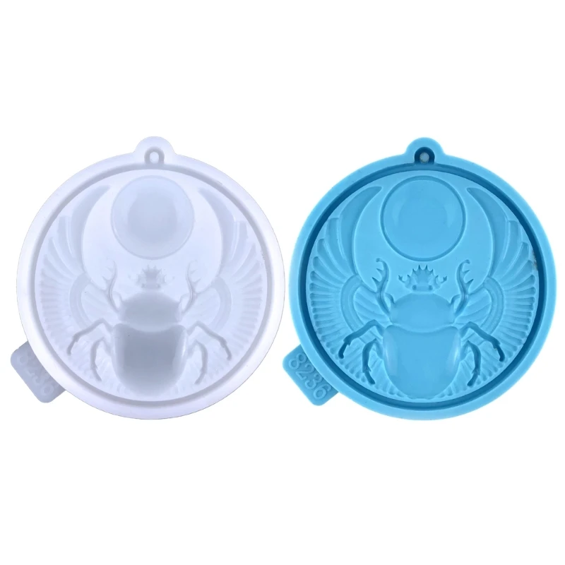

Insect-shape Keychain Epoxy Resin Decorative Mold with Hole Pendant Mold