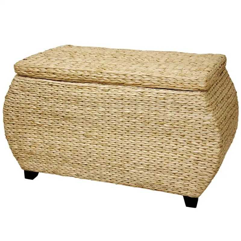

Rush Grass Fiber Storage Box - Natural