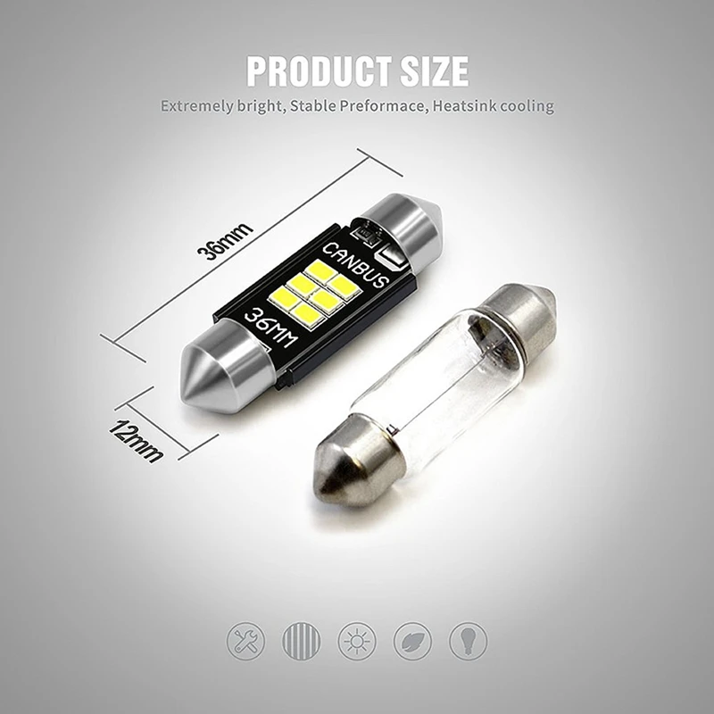 Набор микросхем Canbus 6X сверхъяркий 400 люмен 3020 без ошибок лампочки для внутреннего