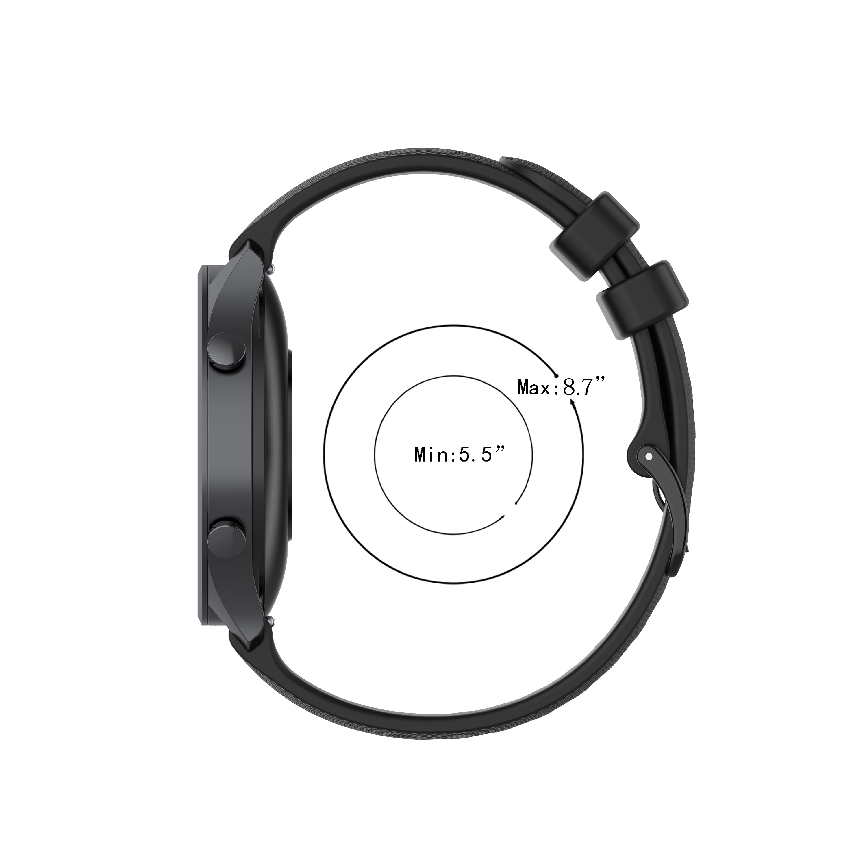 Фото Ремешок силиконовый для наручных часов, 20 мм, для Garmin CAME 2 Plus SQ 2 Forerunner 245 645 55 158 Смарт-часы с заменой ремешка Vivoactive 3 Correa №5