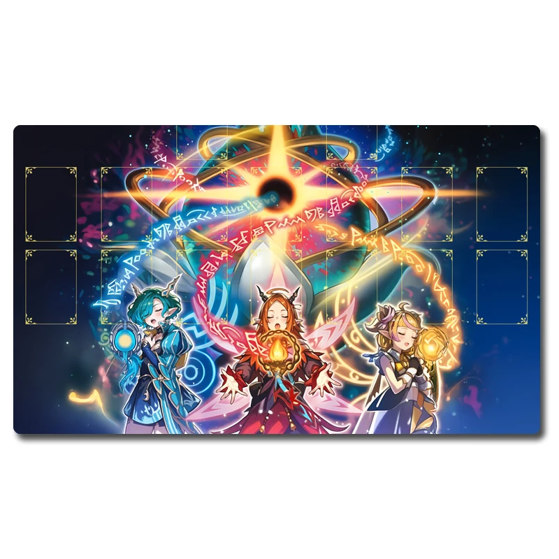 Фото Игровой коврик Yugioh Elvennotes Oracle Alicetea Yu-Gi-Oh! TCG OCG Коллекционные карточные игры Коврик Duel Plate Резиновый коврик для карт Коврик для мыши №4