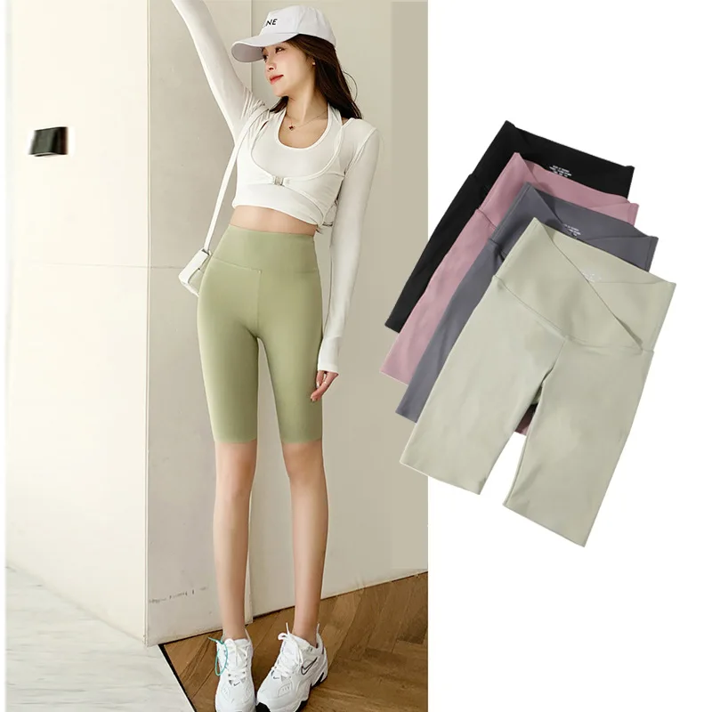 

Safety Shorts Hip Pads Short Pants Women High Waist Tight Yoga Pants Bottoming Shark Pants Summer Cycling Shorts Free Shipping