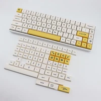 new2022 cn 137 key honey milk keycaps pbt keyboard keycap xda profile sublimation milk white english mechanical keyboard key cap