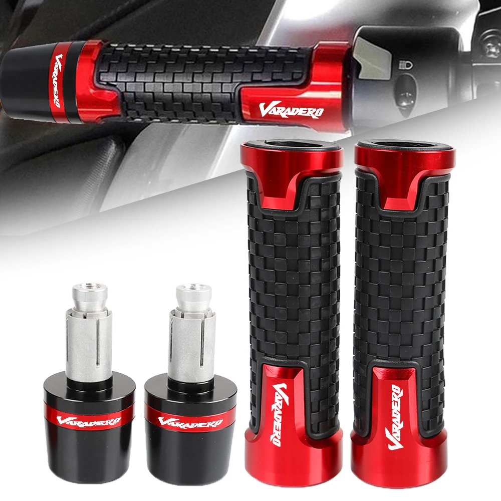 

VARADERO XL 1000 в для Honda xl1000v Varadero CNC алюминиевые аксессуары для двигателя 7/8 дюйма 22 мм ручки руля ручка Крышка заглушки