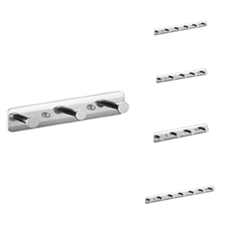 

Bathroom Robe Hooks Heavy Duty Towel Hanger Wall Mount Clothes Coat Holder Steel Rack Accessories For Bathroom