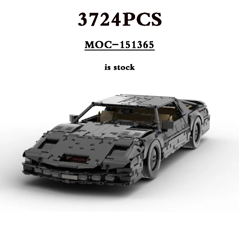 

Speed Champion City Racing K.I.T.T. - Knight MOC-151365 Supercar Locomotive 3724pcs Building Block Toy Birthday Gift Present