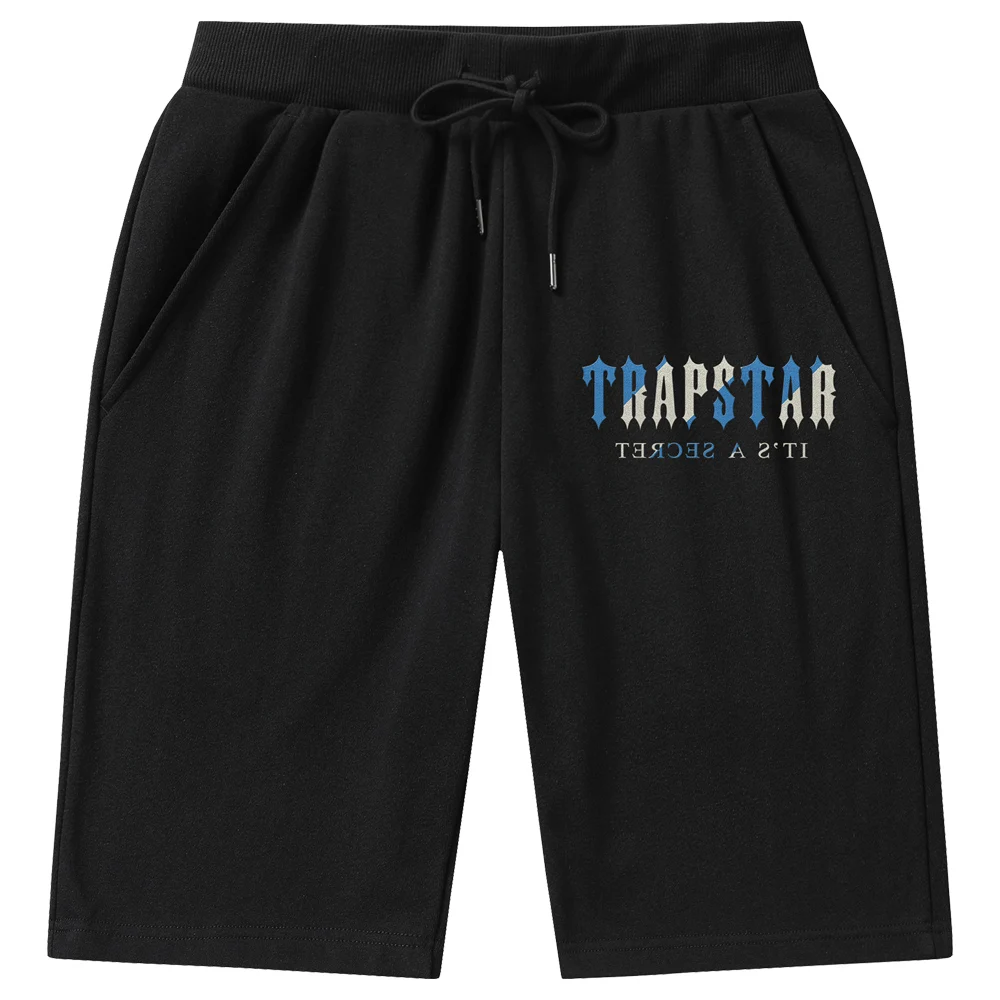 Fashion brand TRAPSTAR sports shorts Men's basketball summer running fitness leisure training five-point pants terry