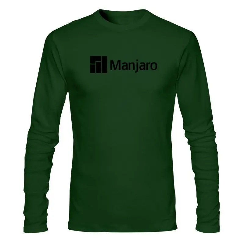 

Man Clothing New Manjaro Linux Logo T-Shirt Linux Based Os Cool Computer Geek Tee Brand Clothing Men O-Neck Active Shorts Slim