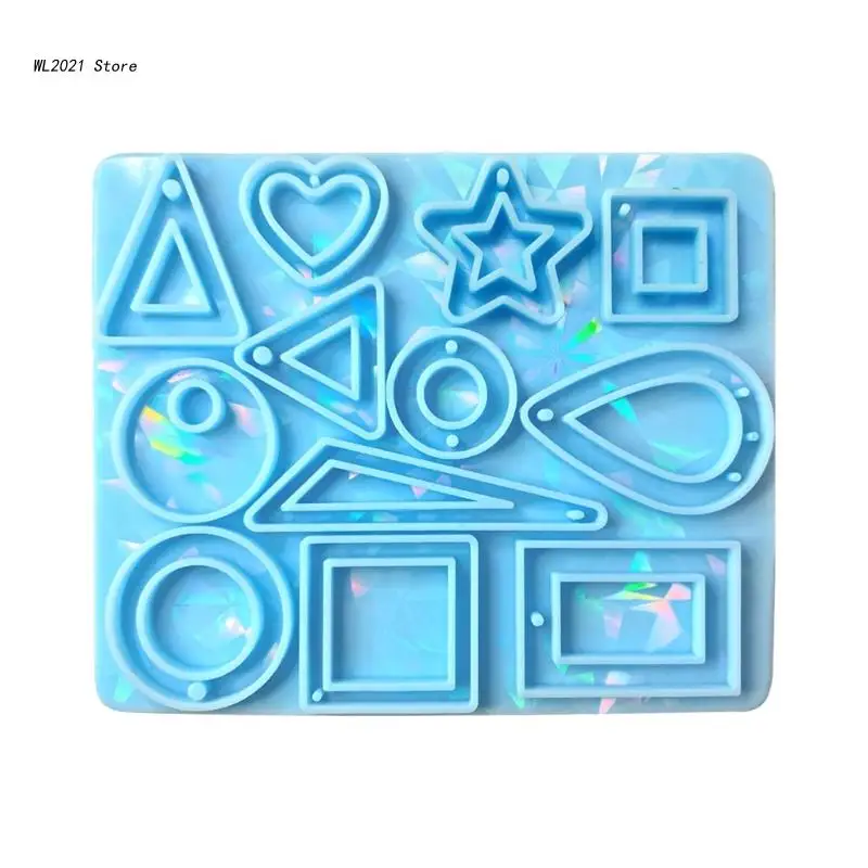 

Resin Molds Silicone,Ornaments Resin Mold,Resin Pendant Mold for Resin Casting Keychain Unique Earrings Mold