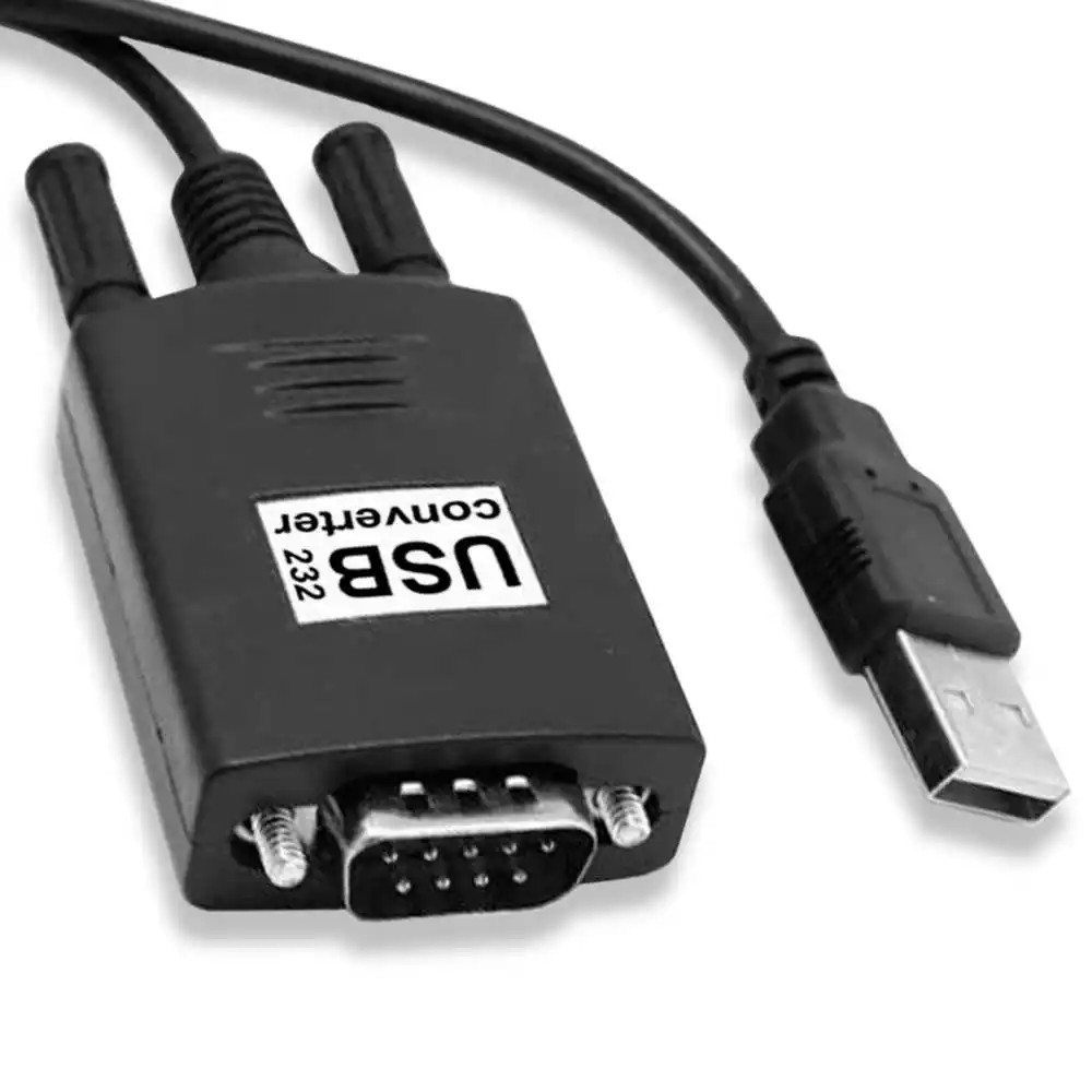 USB 2 0 к RS232 серийный DB9 9 Pin типа папа конвертер кабель черный 8 м 1 Порты и разъёмы
